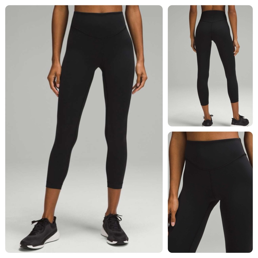 Lululemon Wunder Under SmoothCover High-Rise Tight 25". Black 8 NWOT